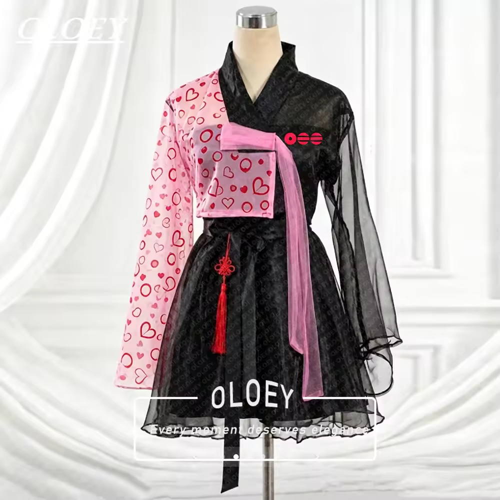 Modern Korean Lifestyle - OLOEY Váy Hanbok ngắn màu đen